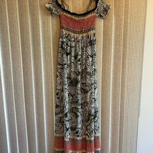 Enfocus Studio Multi Color Off-Shoulder Sundress